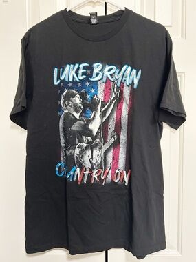 Luke Bryan Tour 2023 Tshirt XL 100% Cotton Country Music